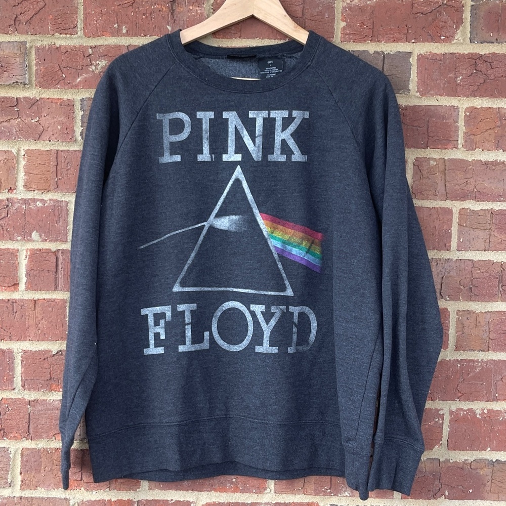 Pink Floyd Vintage Unisex Great shape Charcoal Gray Crewneck sweatshirt Large